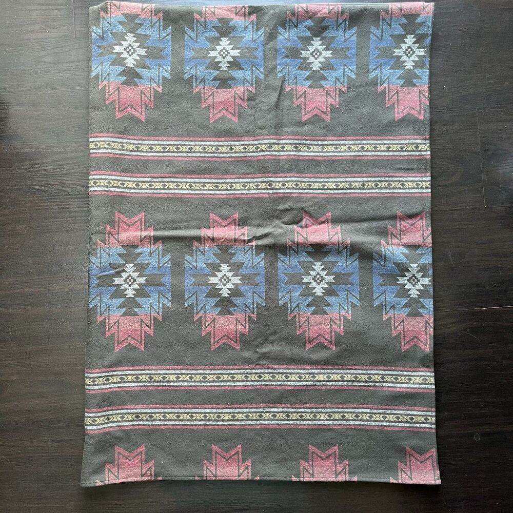 Faherty x Doug Good Feather Adirondack Blanket 52x72 Woven Organic Cotton Beach